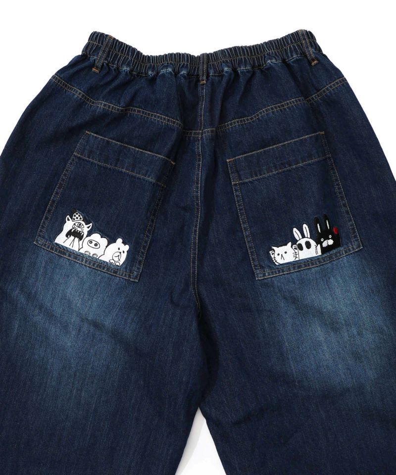 ポッケにパリティキャラクターズ 3素材パンツ-38