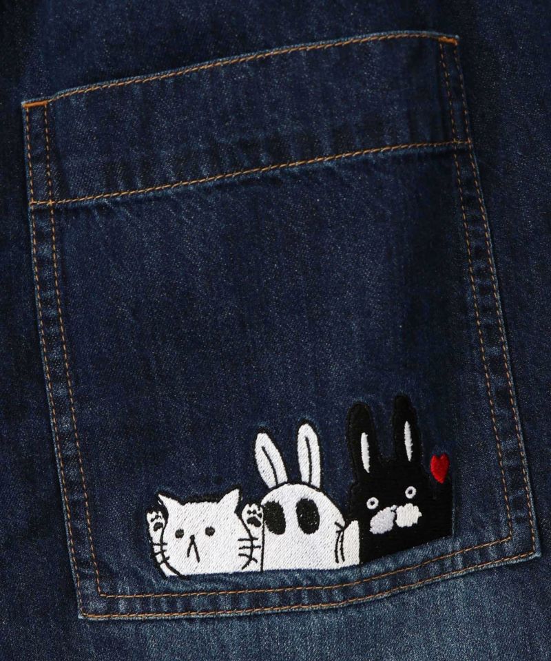 ポッケにパリティキャラクターズ 3素材パンツ-40