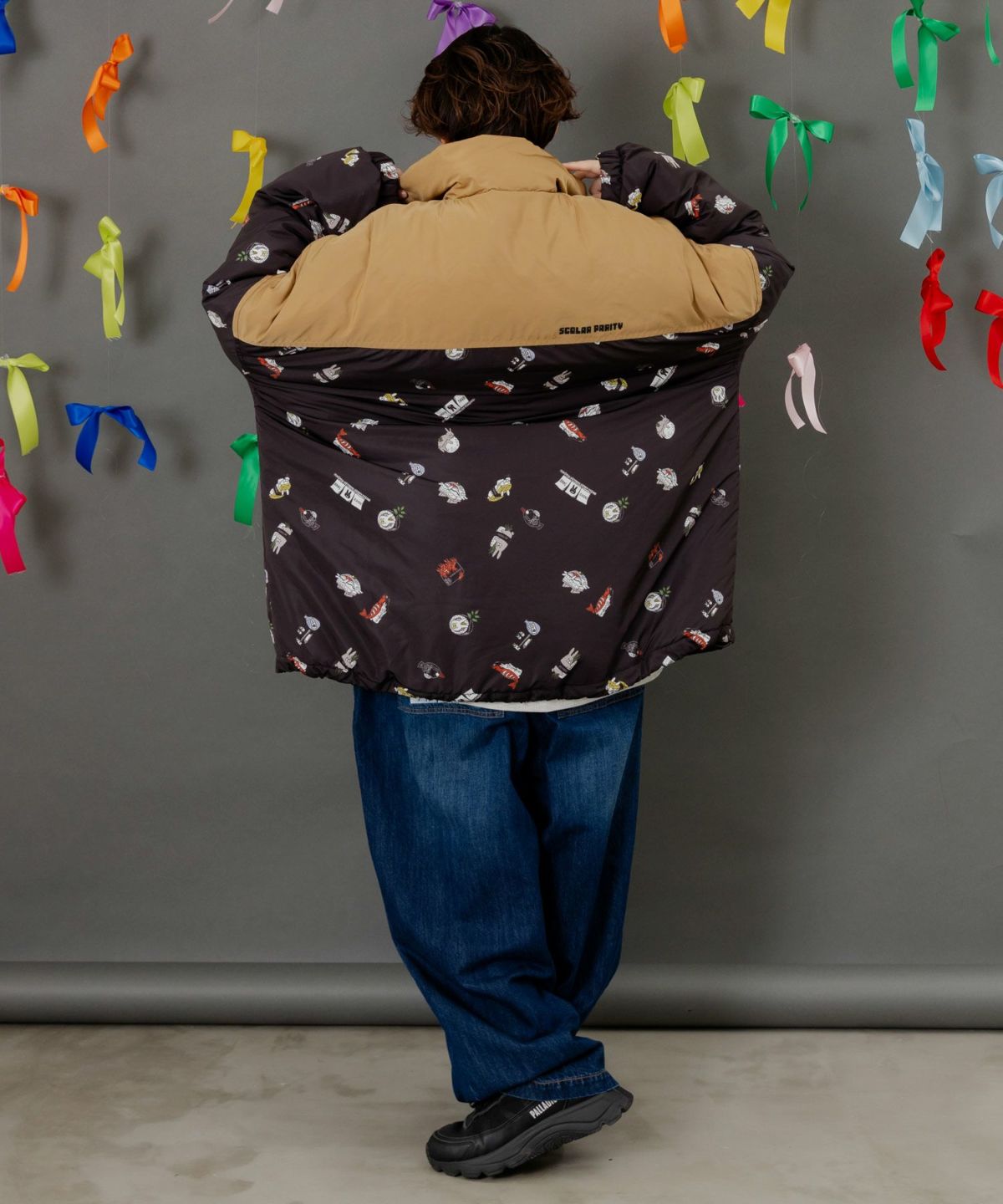 ラビルの寿司づくし 中綿入りブルゾン-11