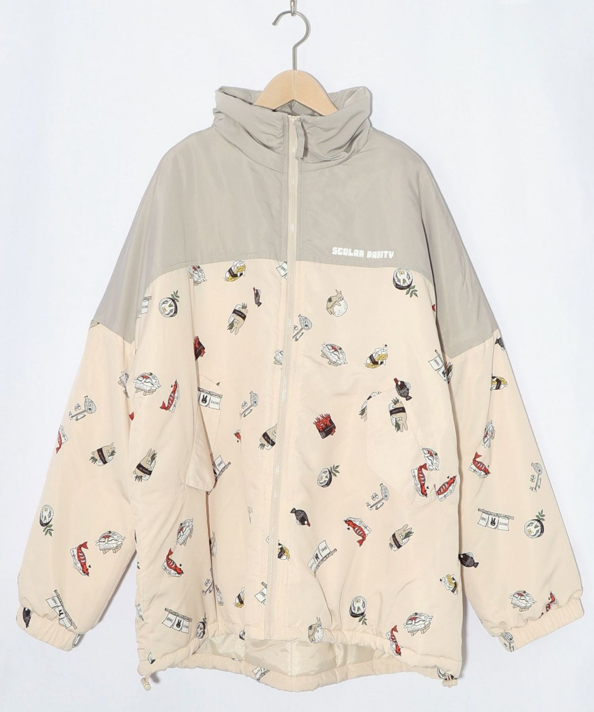 ラビルの寿司づくし 中綿入りブルゾン-13