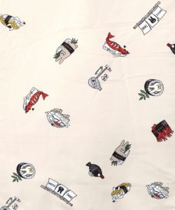 ラビルの寿司づくし 中綿入りブルゾン-14