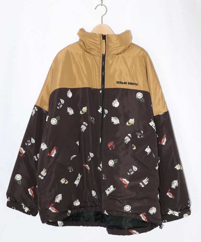 ラビルの寿司づくし 中綿入りブルゾン-15