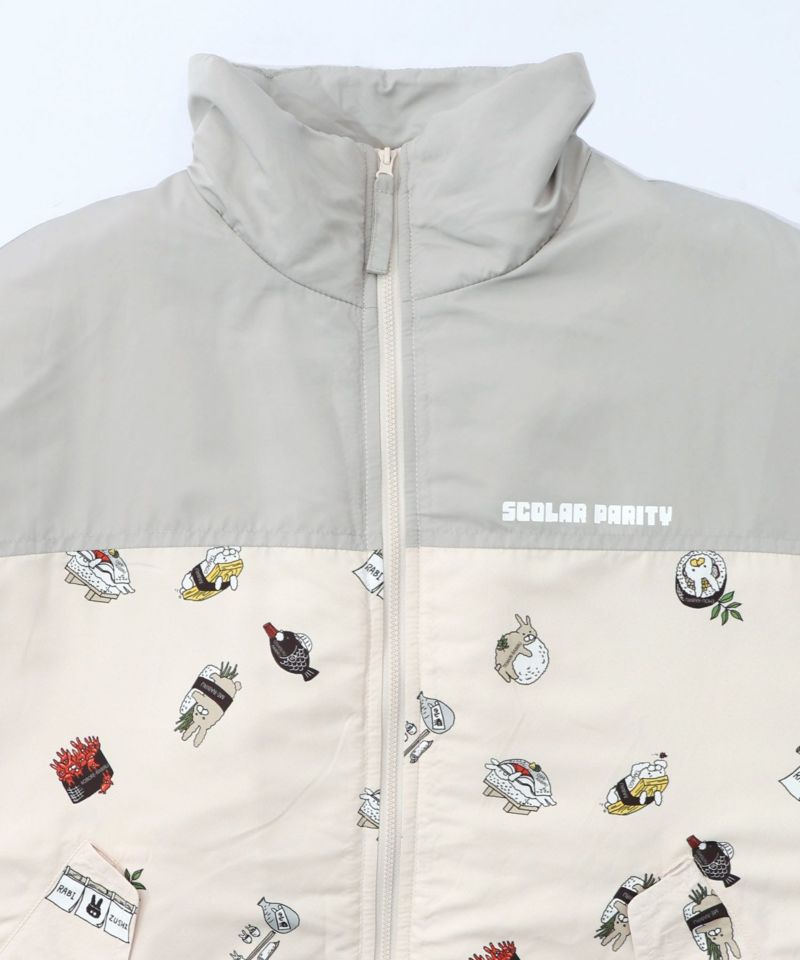 ラビルの寿司づくし 中綿入りブルゾン-17