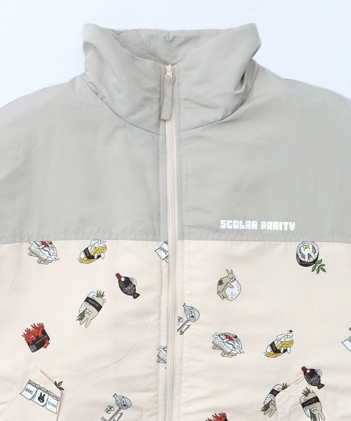 ラビルの寿司づくし 中綿入りブルゾン-17