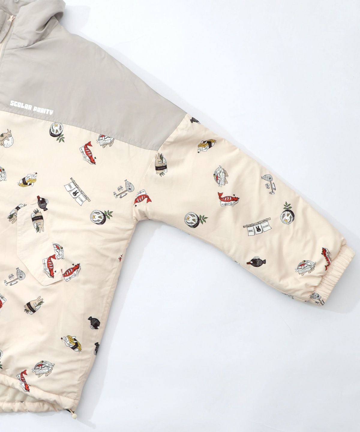 ラビルの寿司づくし 中綿入りブルゾン-18