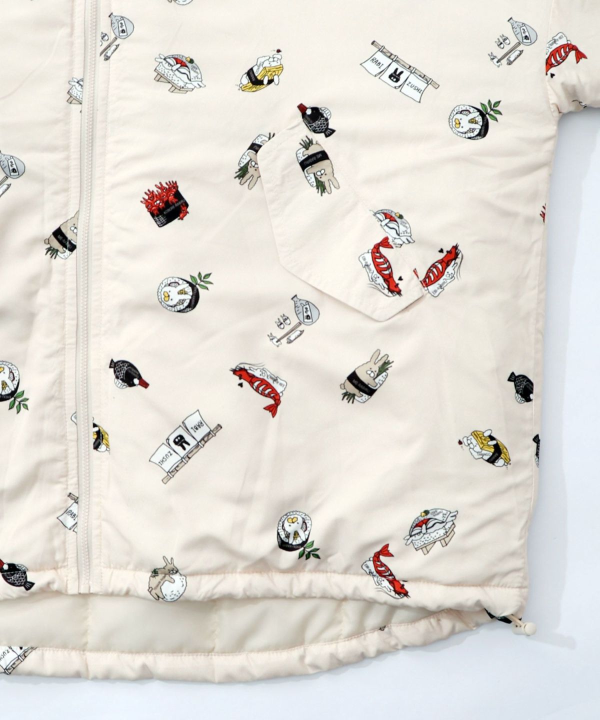 ラビルの寿司づくし 中綿入りブルゾン-19