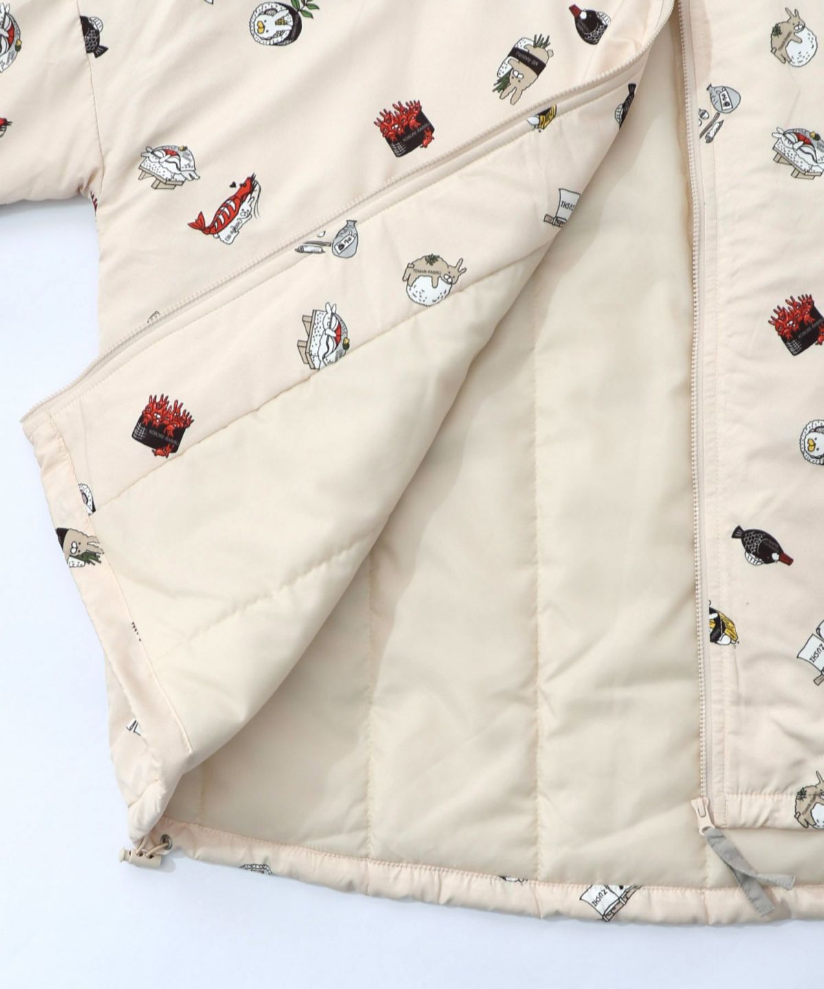 ラビルの寿司づくし 中綿入りブルゾン-20