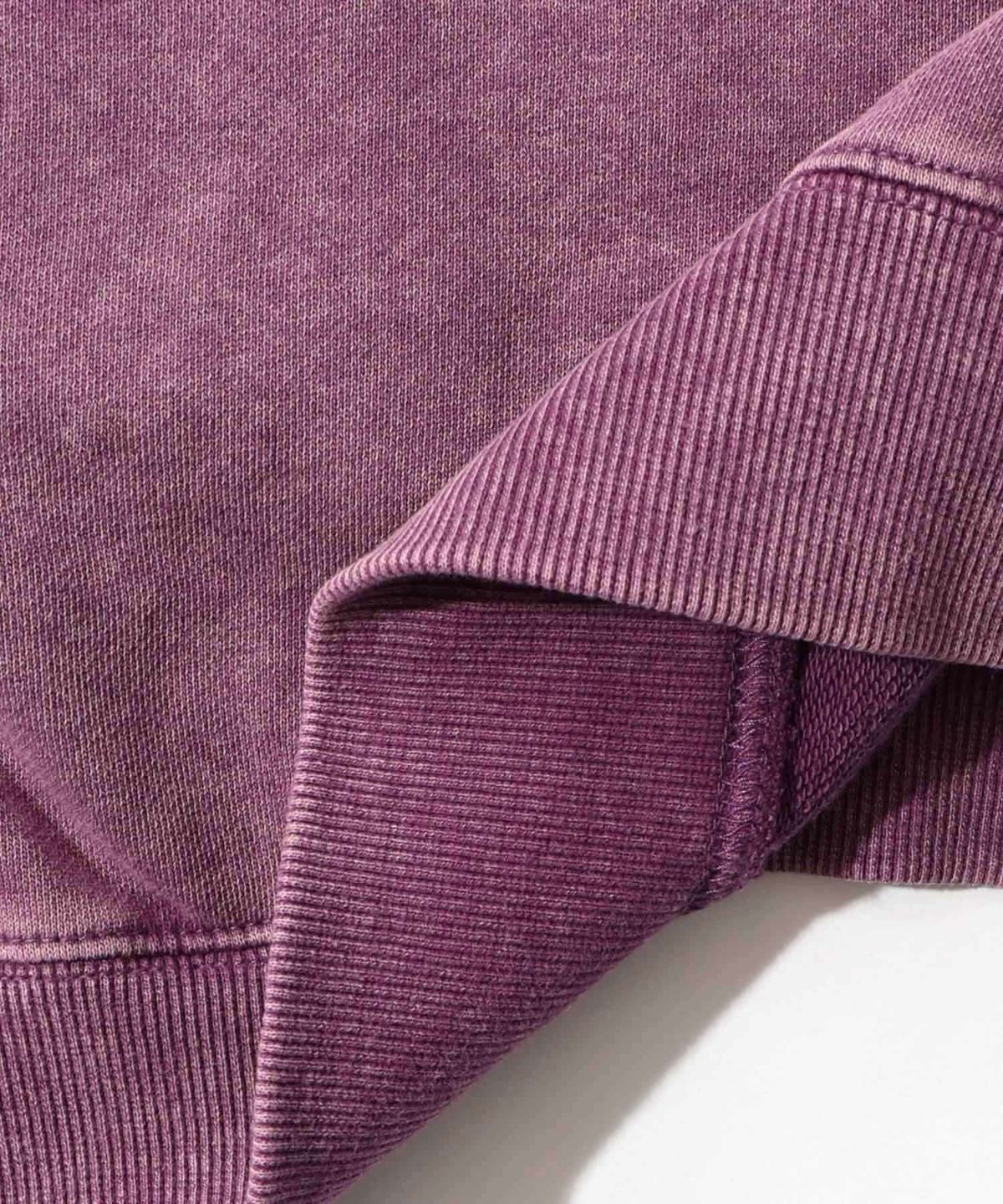 超常現象プリント ケミカル加工裏毛パーカー-13