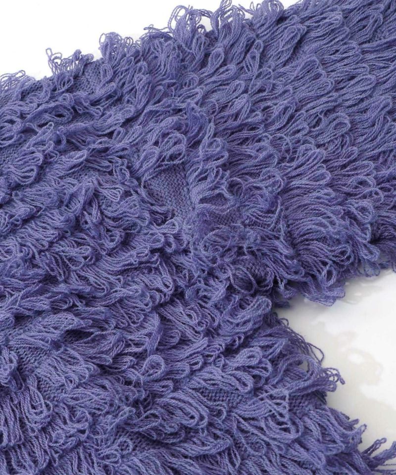 バイカラーフリンジニットカーディガン-23