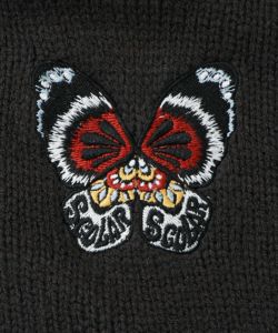 蝶刺繍ニットカーディガン-10