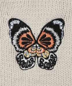 蝶刺繍ニットカーディガン-12