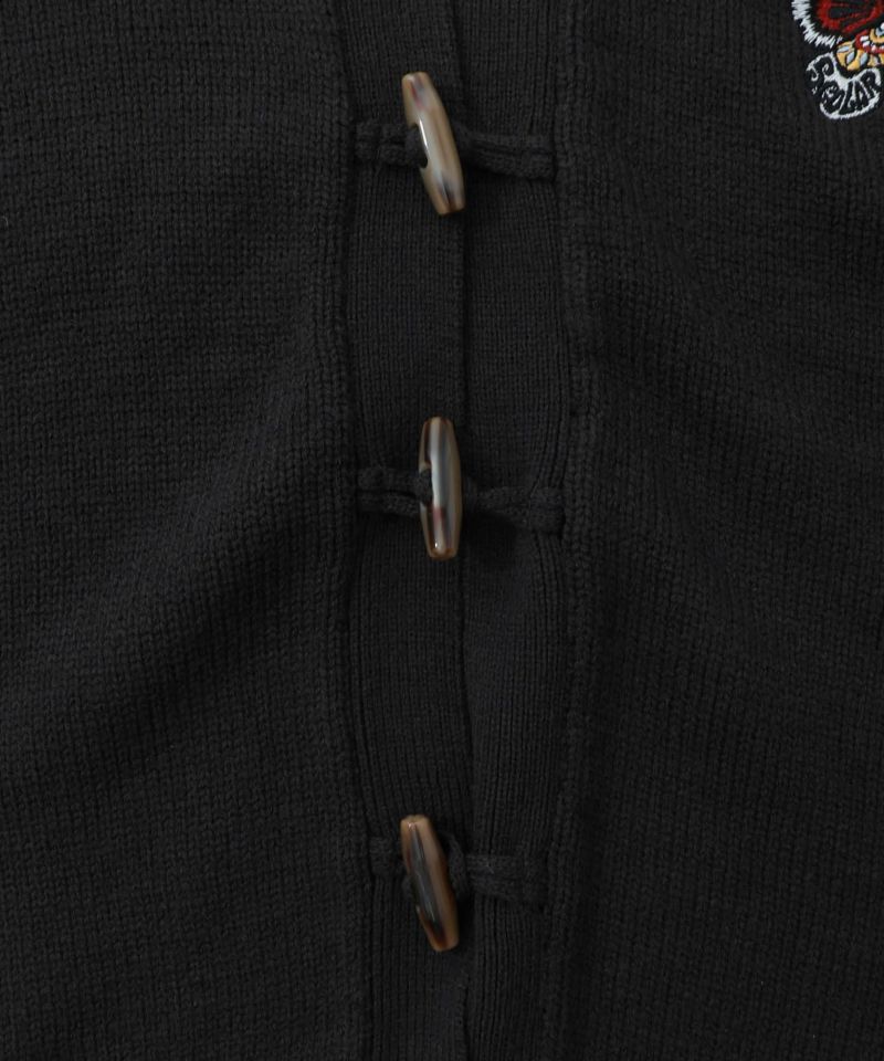 蝶刺繍ニットカーディガン-14