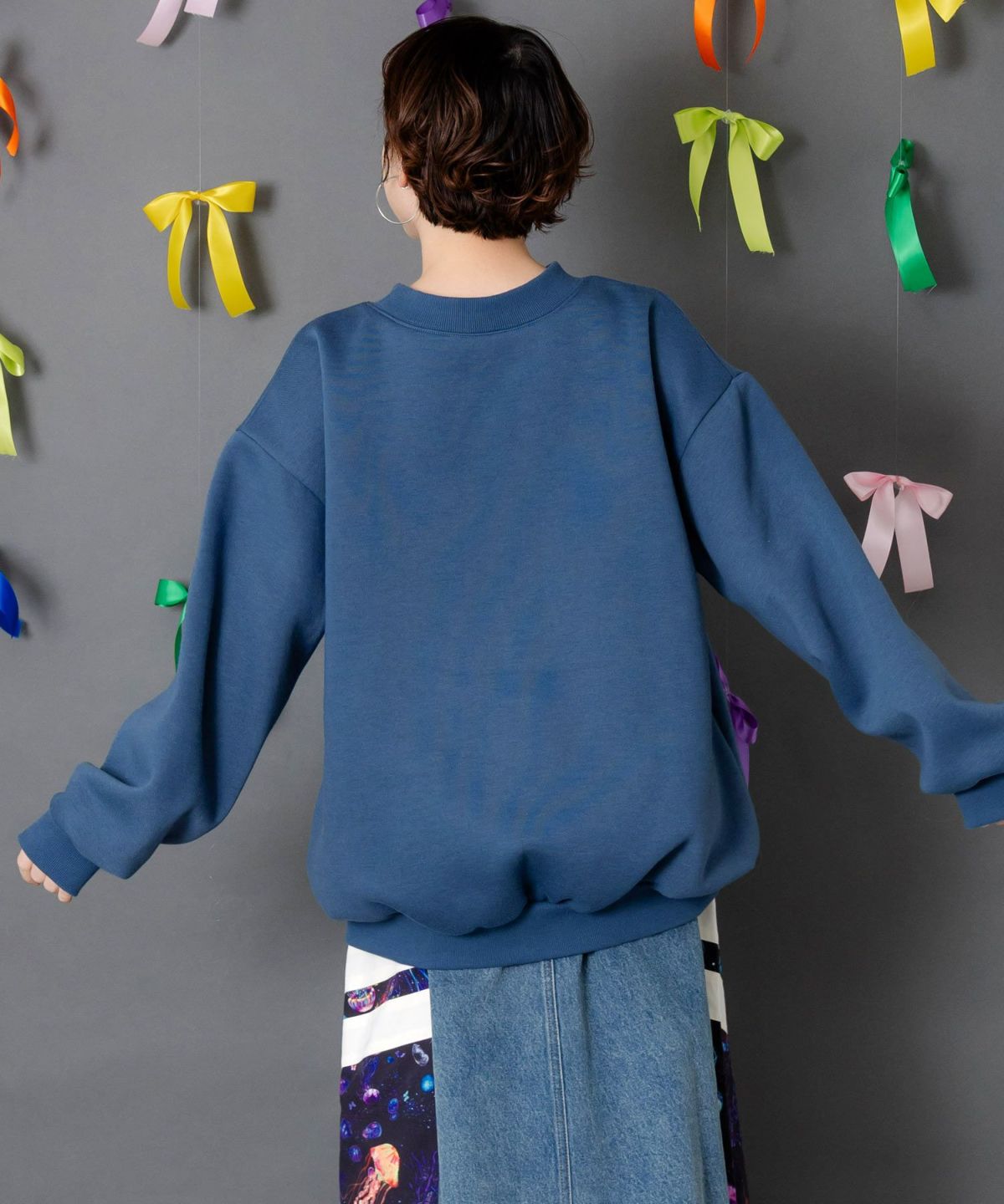 スカラーちゃん裏起毛 BIGプリントプルオーバー-4