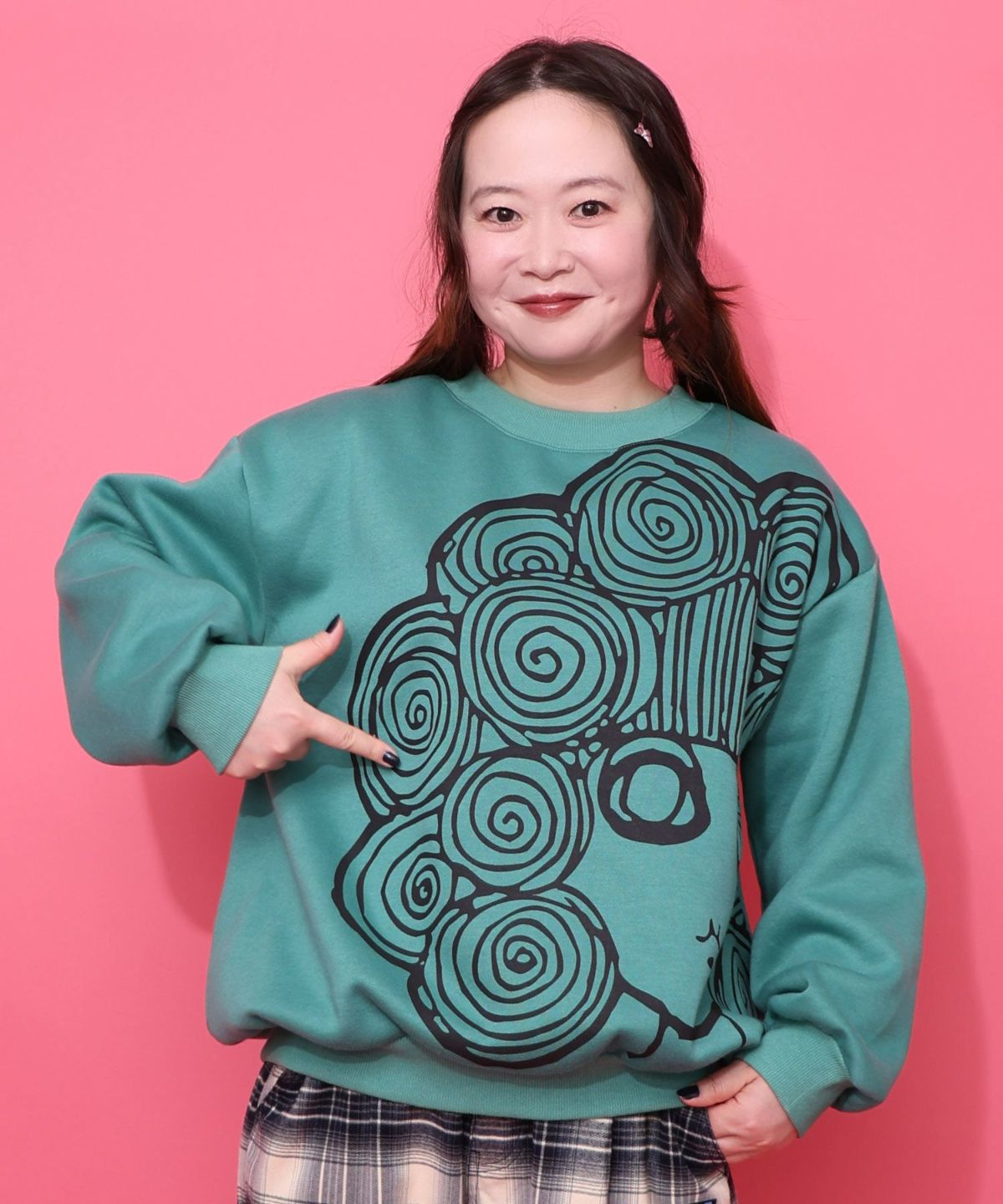 スカラーちゃん裏起毛 BIGプリントプルオーバー-6