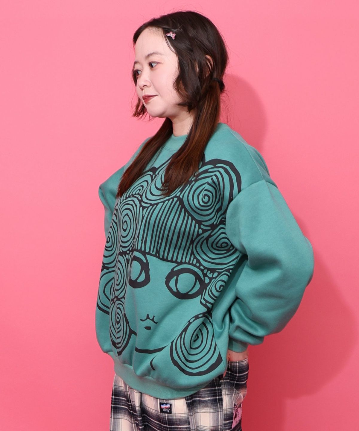 スカラーちゃん裏起毛 BIGプリントプルオーバー-8