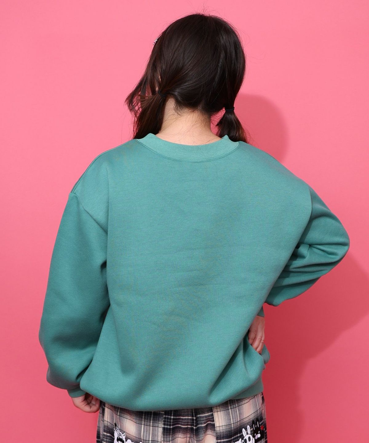 スカラーちゃん裏起毛 BIGプリントプルオーバー-9