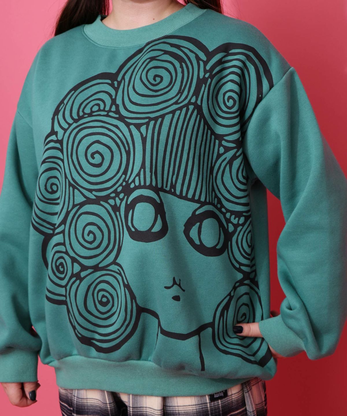 スカラーちゃん裏起毛 BIGプリントプルオーバー-10