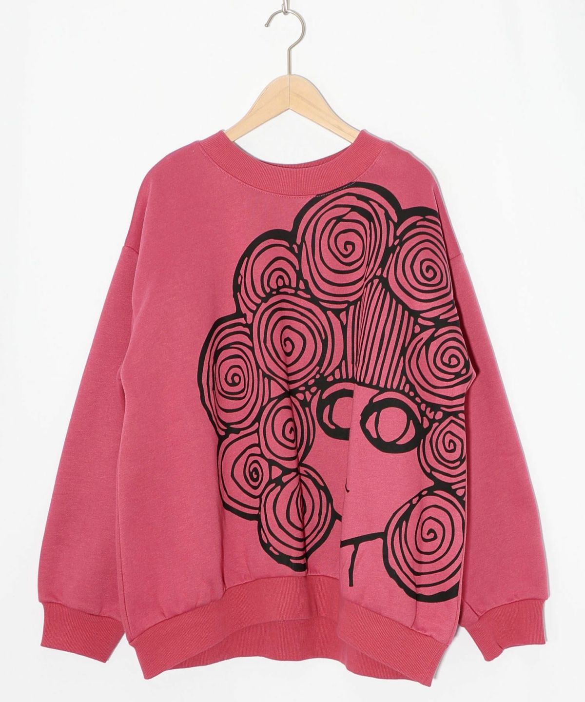 スカラーちゃん裏起毛 BIGプリントプルオーバー-13