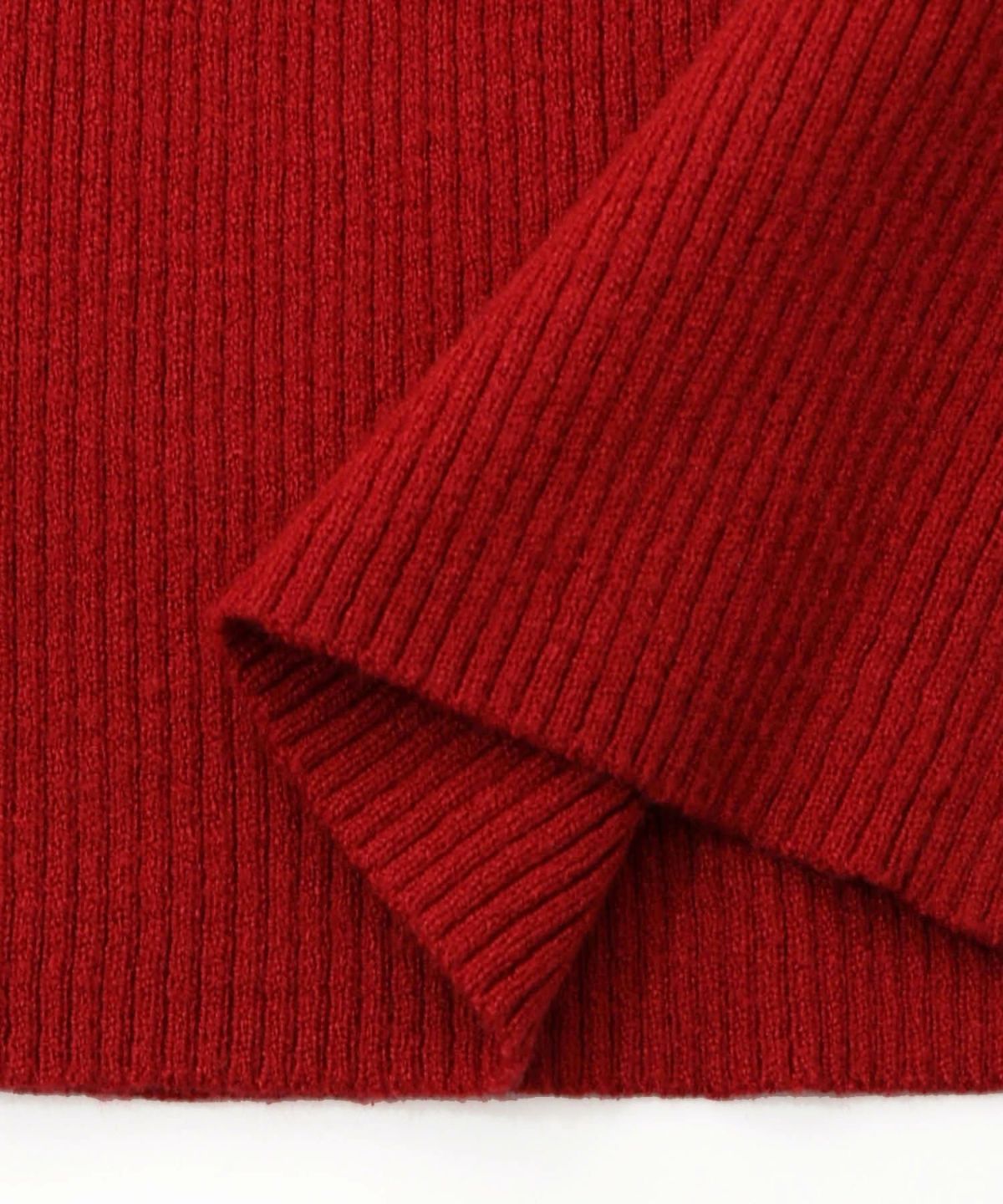 シアー×ニット 切替トップス-18