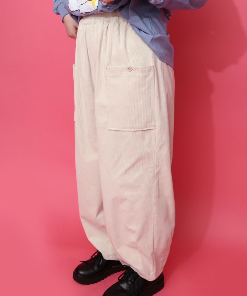 スカラーちゃん刺繍コーデュロイパンツ-13