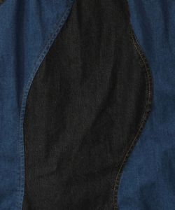 花柄ジャガードデニム×波模様デニムスカート-14