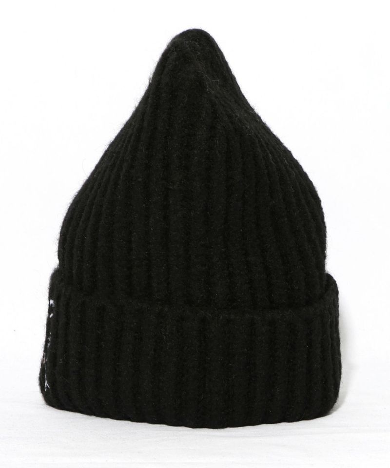 ネコのたからもの刺繍ニット帽-15