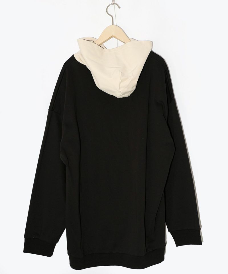 ぐうたらの極み こたつクマフード付きプルオーバー-13