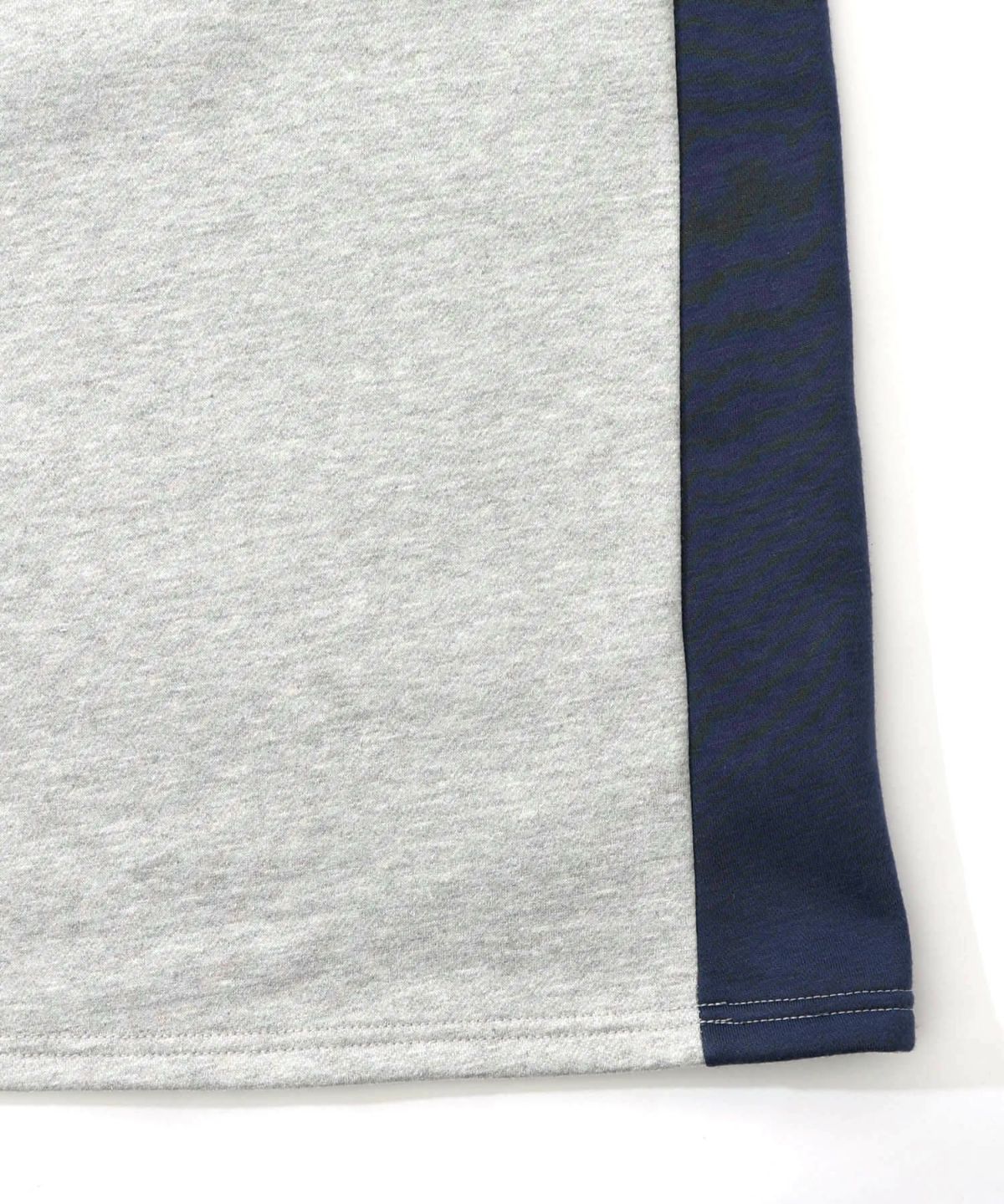 コラージュ柄裏起毛ワンピース-19