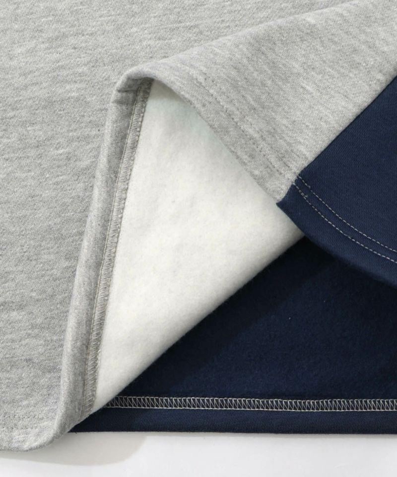 コラージュ柄裏起毛ワンピース-20