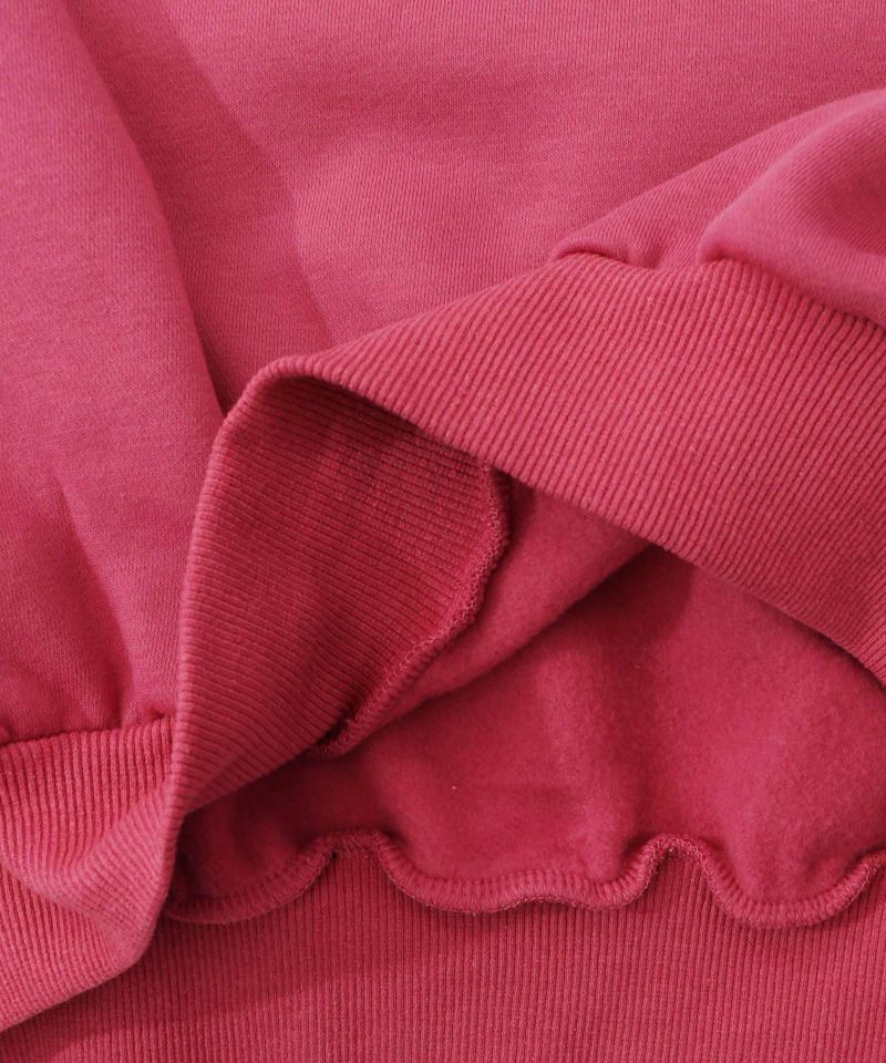 ネコのボアアップリケ×刺繍 裏起毛プルオーバー-18