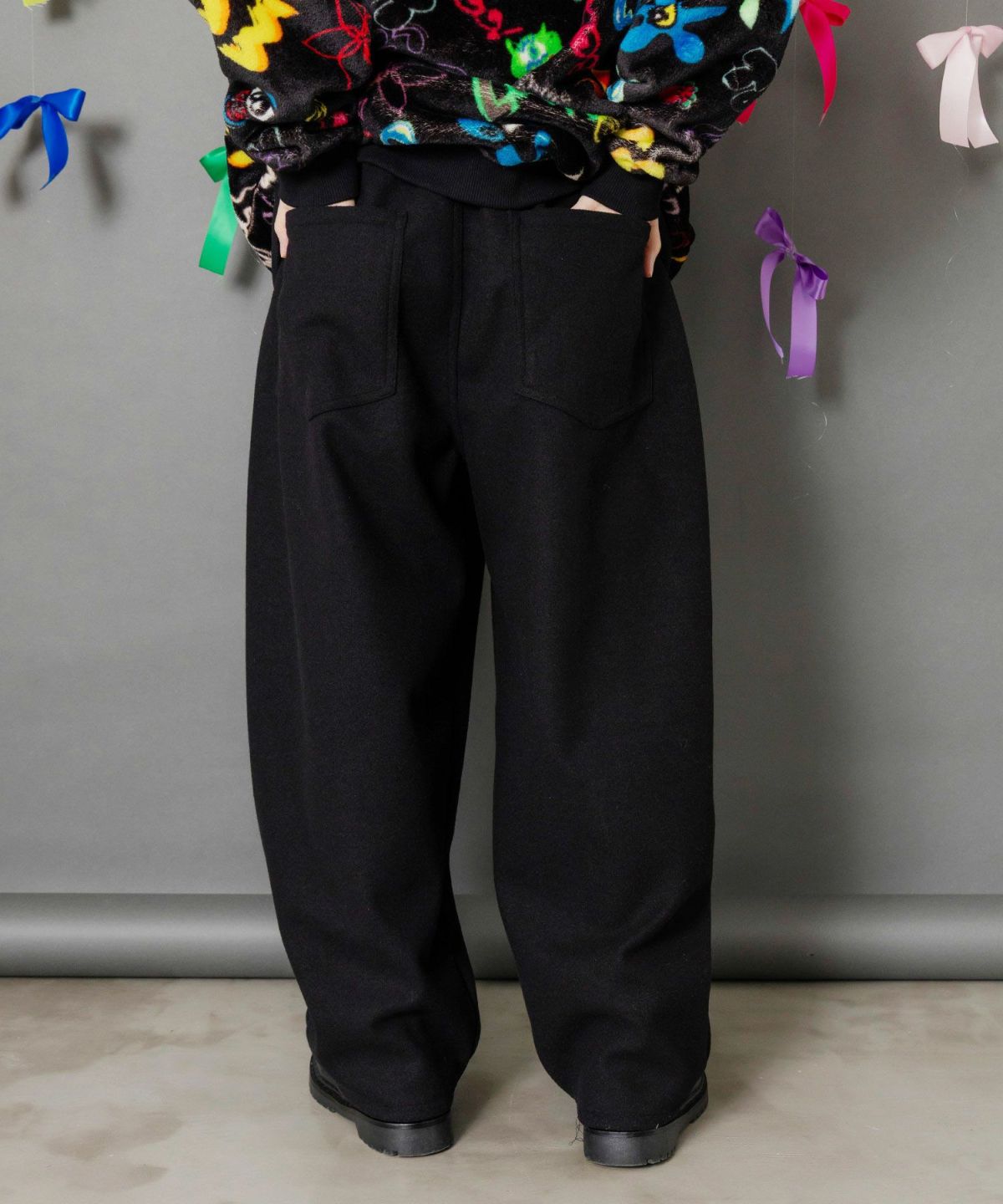 POP刺繍起毛あったかパンツ-5