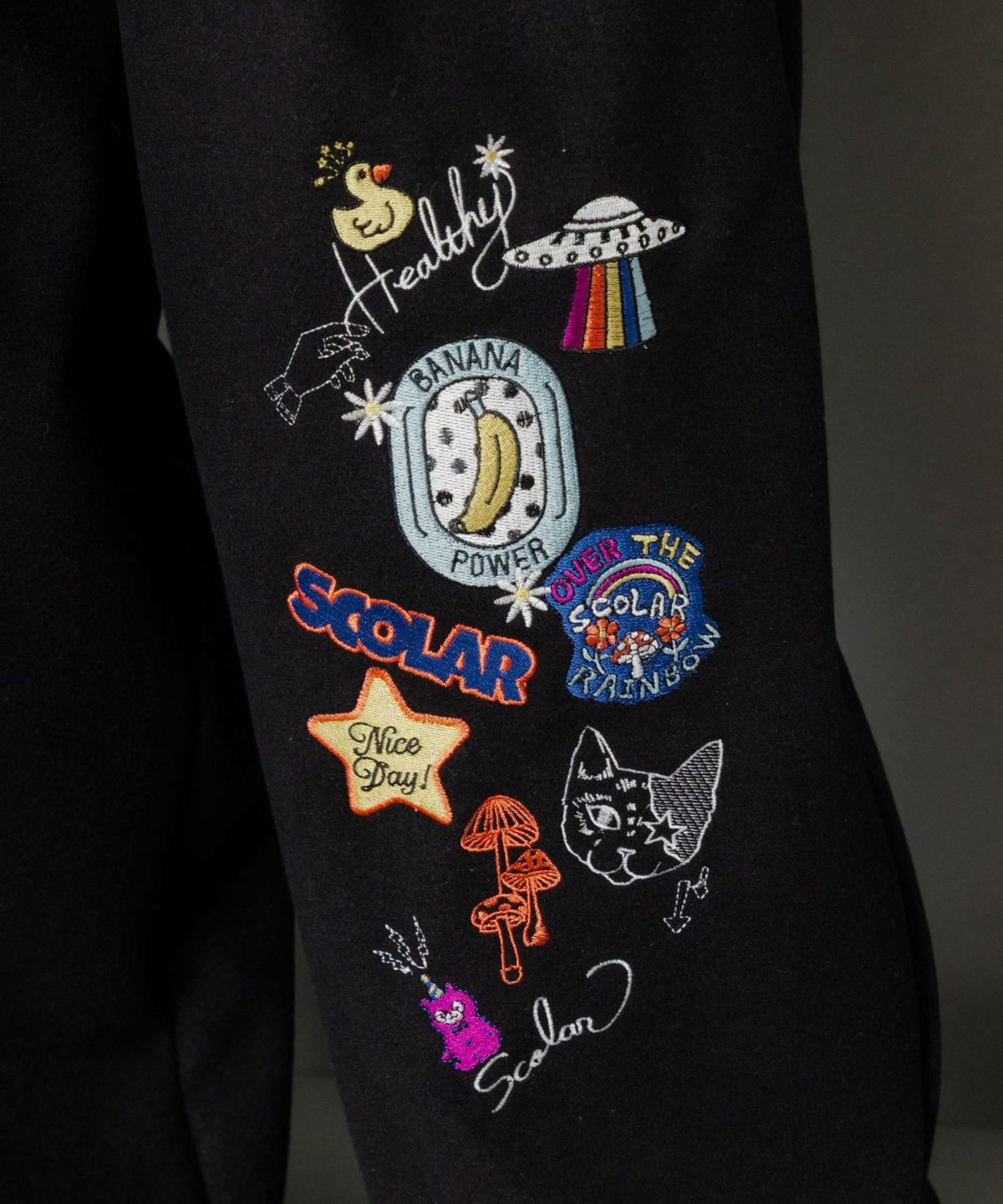 POP刺繍起毛あったかパンツ-6