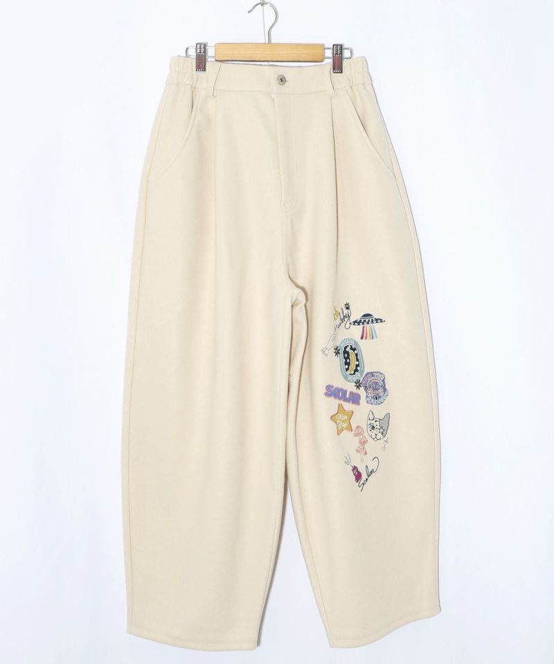 POP刺繍起毛あったかパンツ-11