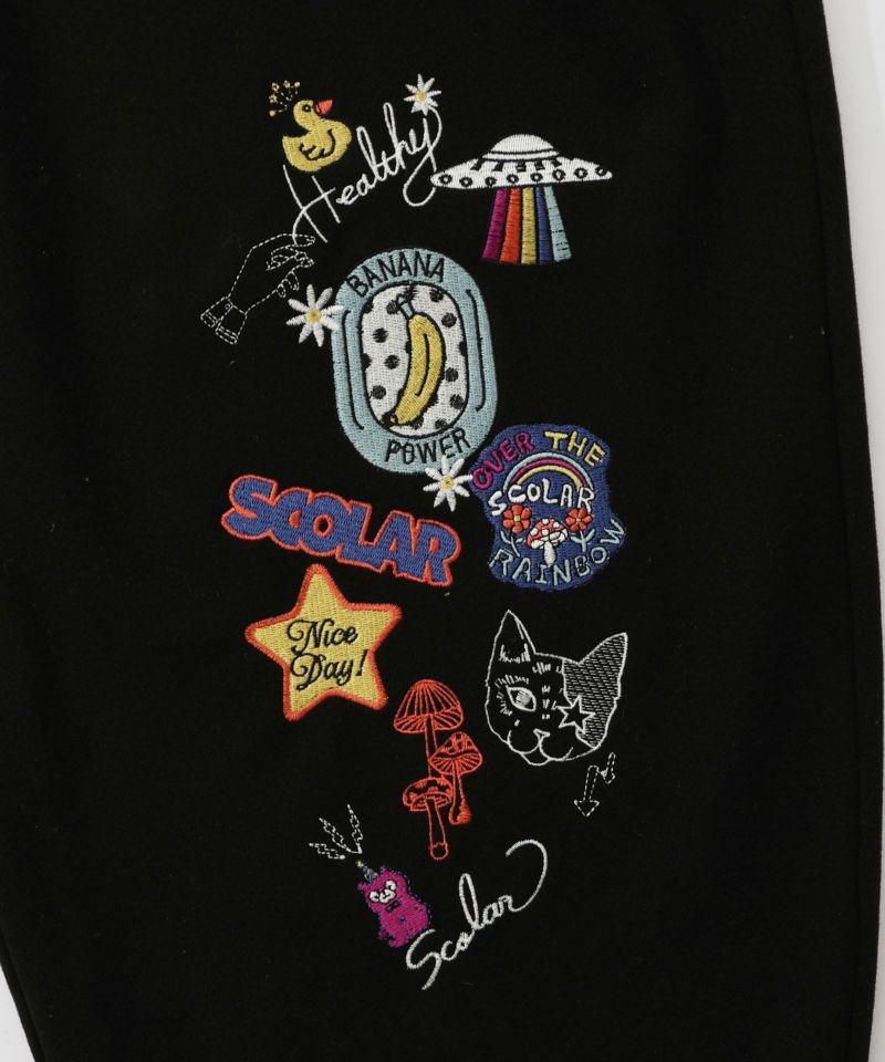 POP刺繍起毛あったかパンツ-14