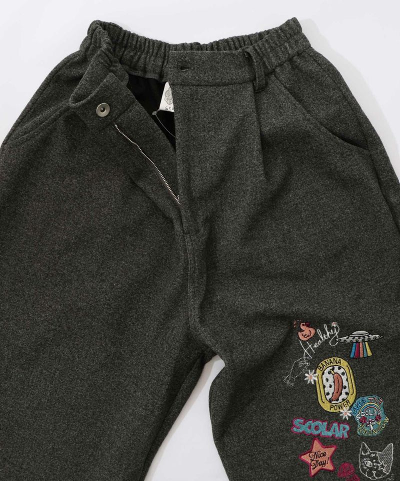 POP刺繍起毛あったかパンツ-15