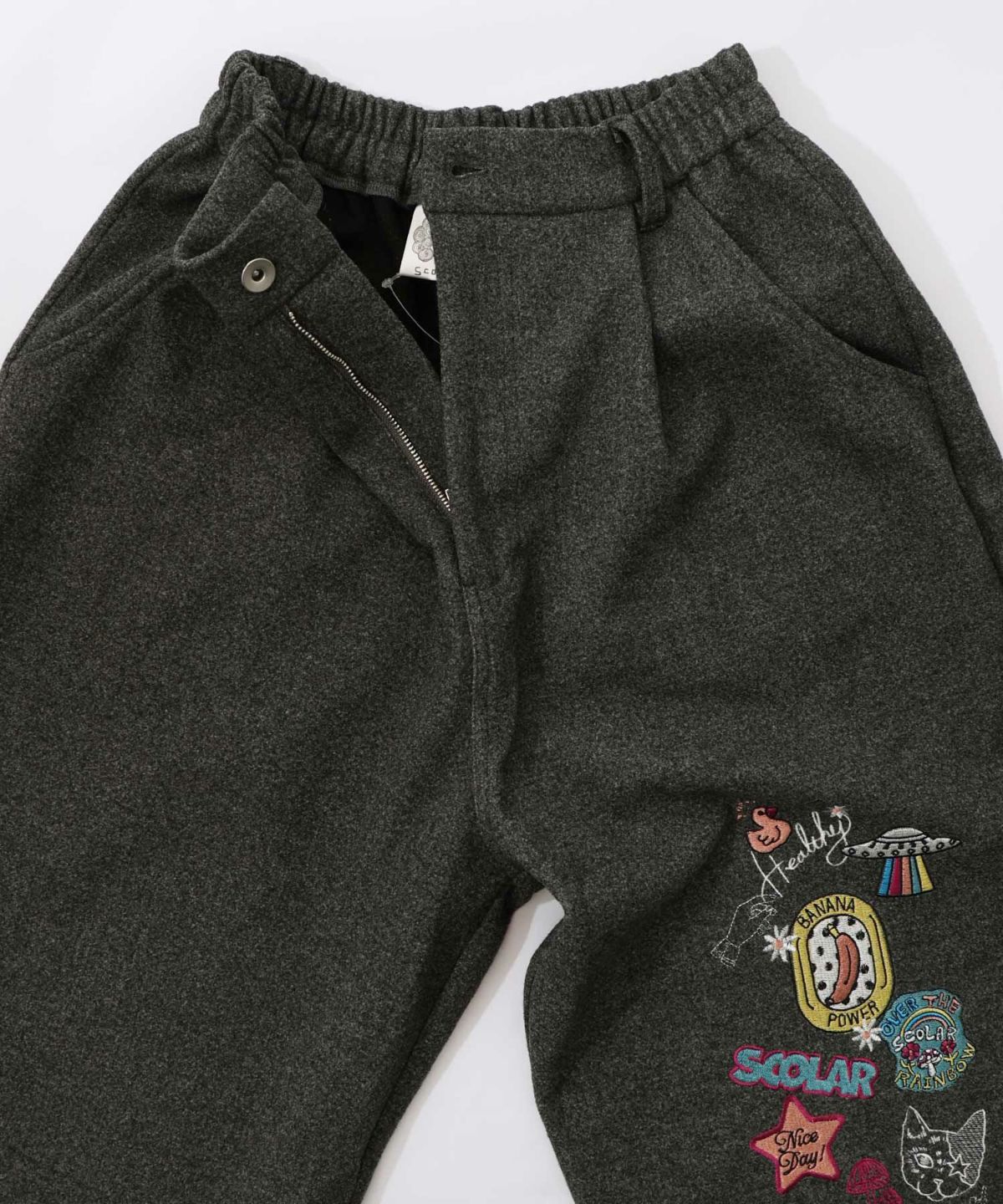 POP刺繍起毛あったかパンツ-15