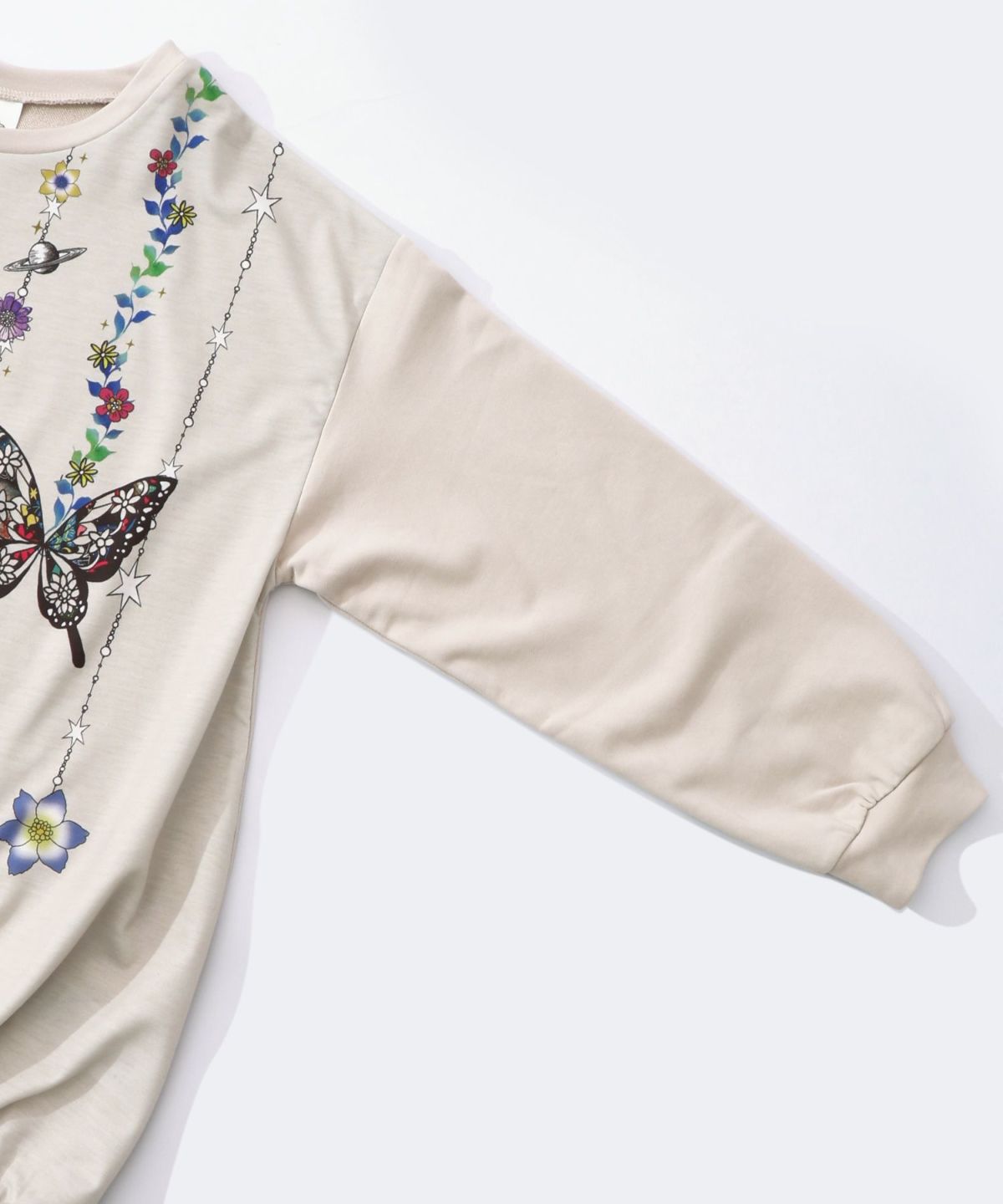 スカラーガーランド柄裏毛チュニック-14