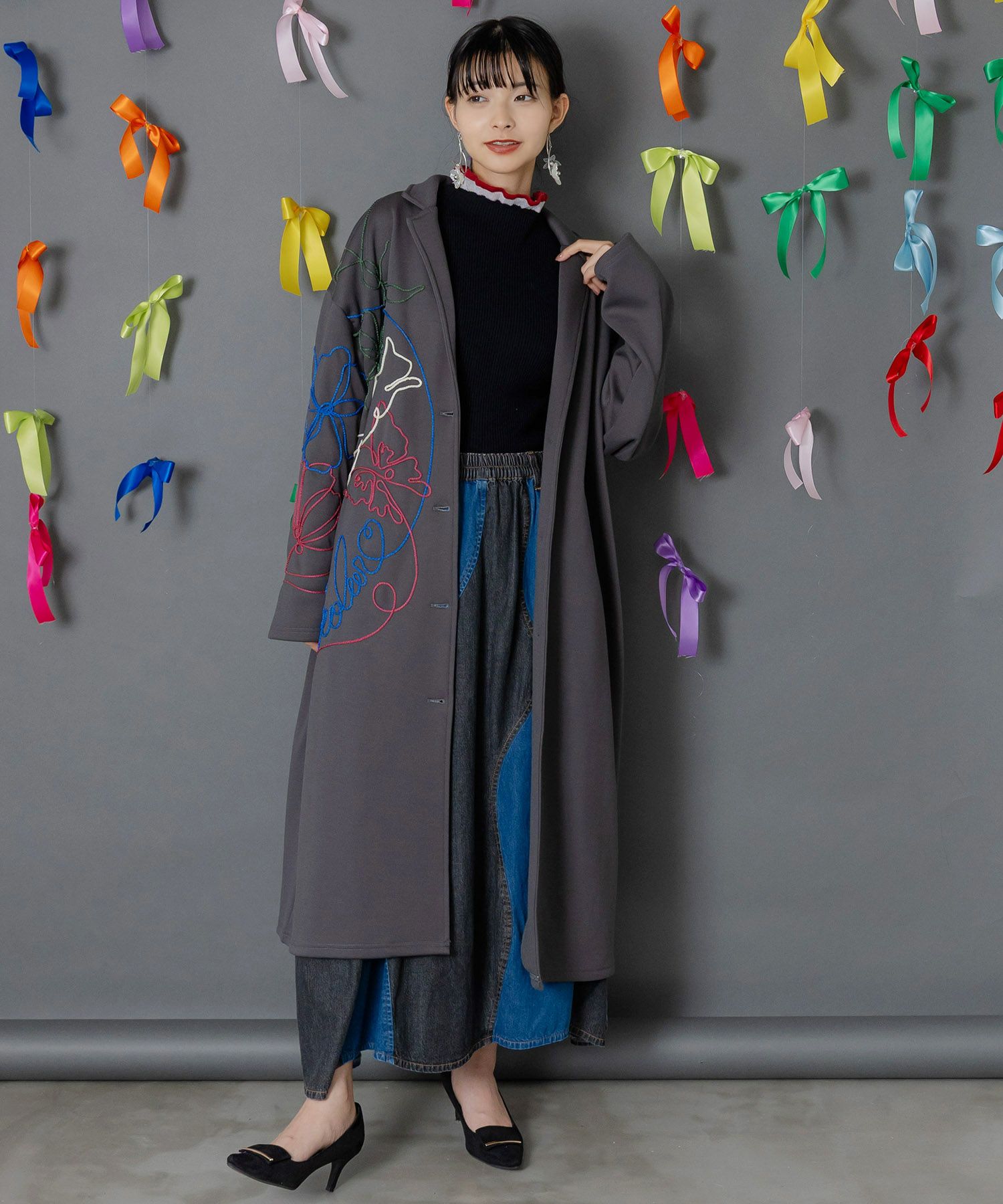 インテグリティトイズ オム インディアン柄コートコーデセット インテグリティトイズ オム インディアン柄コートコーデセット