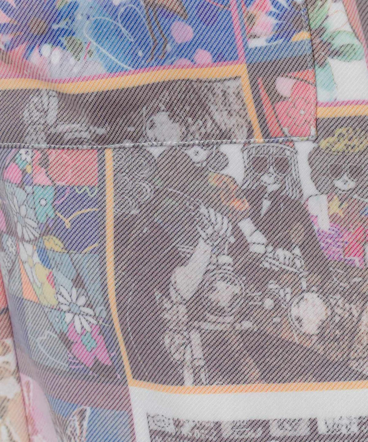 アニマルor蝶柄 裏ボアあったかスカート-16