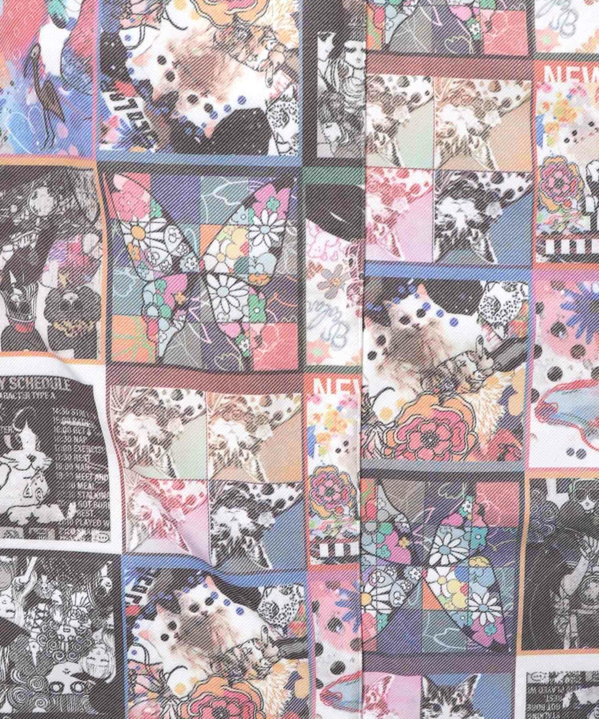 アニマルor蝶柄 裏ボアあったかスカート-20