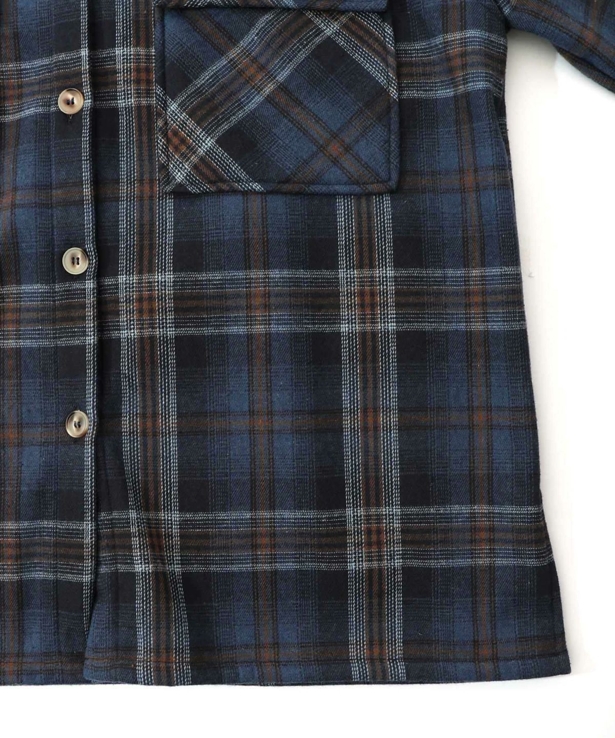 わんコレ柄ネルチェック×ボアシャツアウター-19