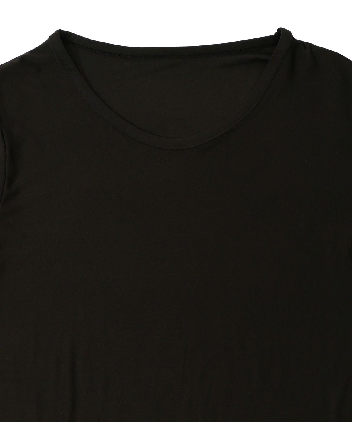 ネコ・ラビル・蝶刺繍 裏起毛スムースインナー-11