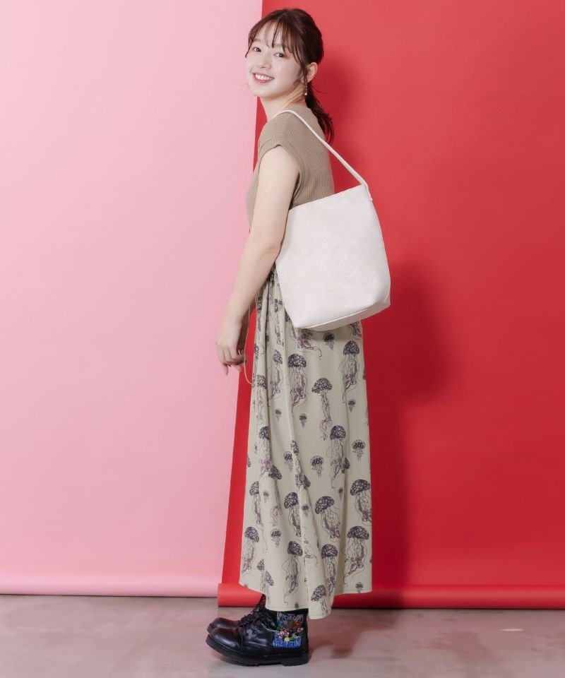 661430：スカラーちゃん型押し合皮ショルダーバッグの通販-ScoLar