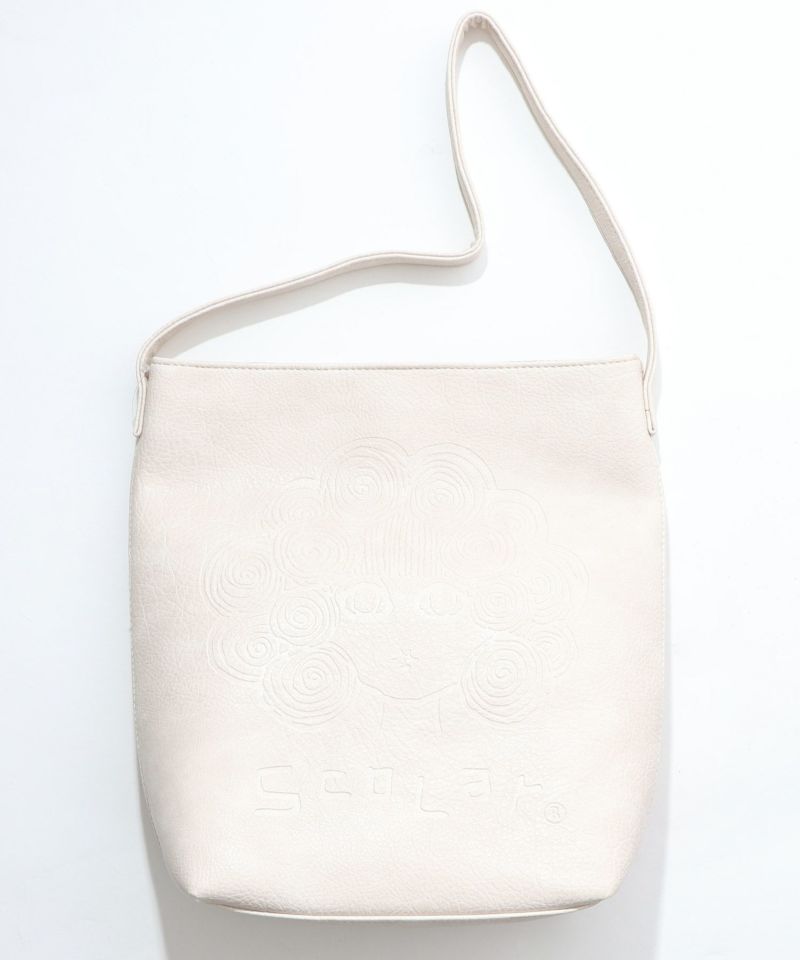 スカラーちゃん型押し合皮ショルダーバッグ-5