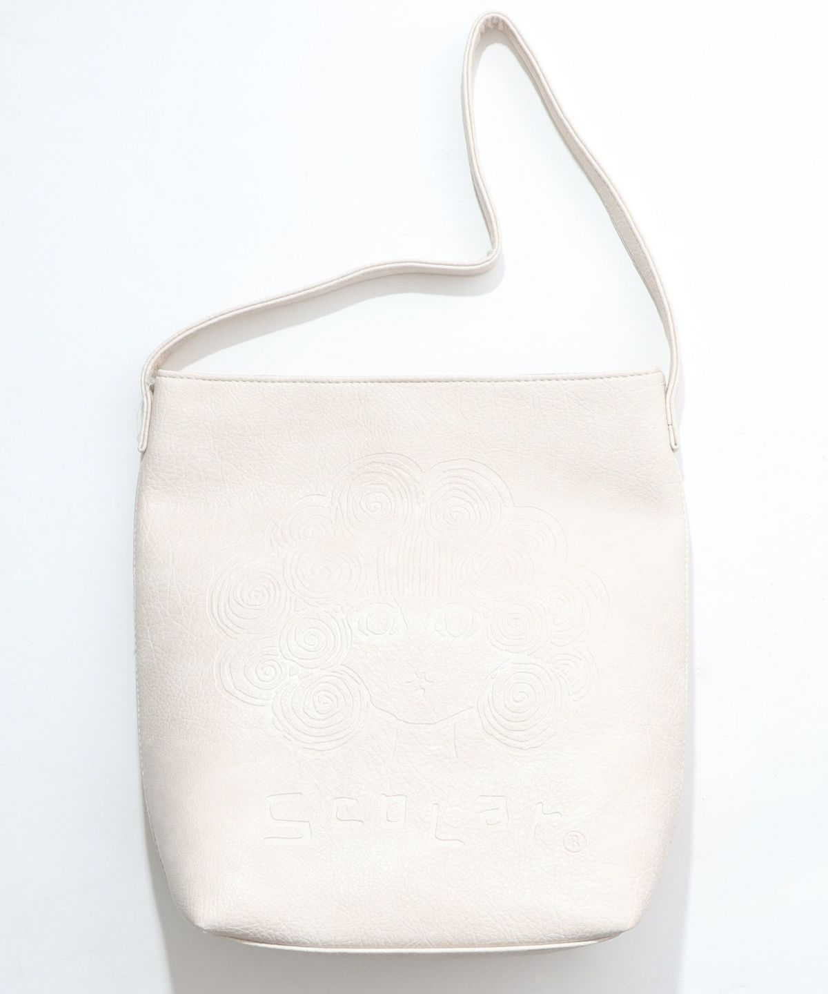 スカラーちゃん型押し合皮ショルダーバッグ-5