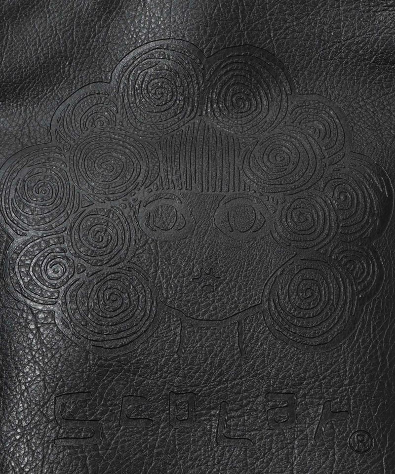 スカラーちゃん型押し合皮ショルダーバッグ-8