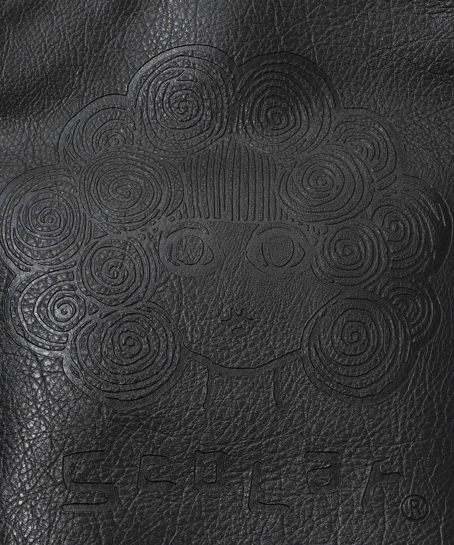 スカラーちゃん型押し合皮ショルダーバッグ-8