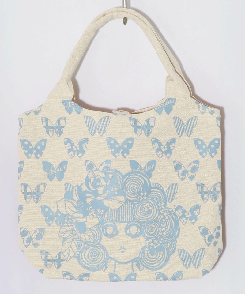 661435：スカラーちゃん×蝶々柄配色ランチトートバッグの通販-ScoLar