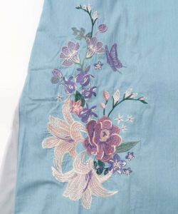 チュール重ね花刺繍ロングコート-23