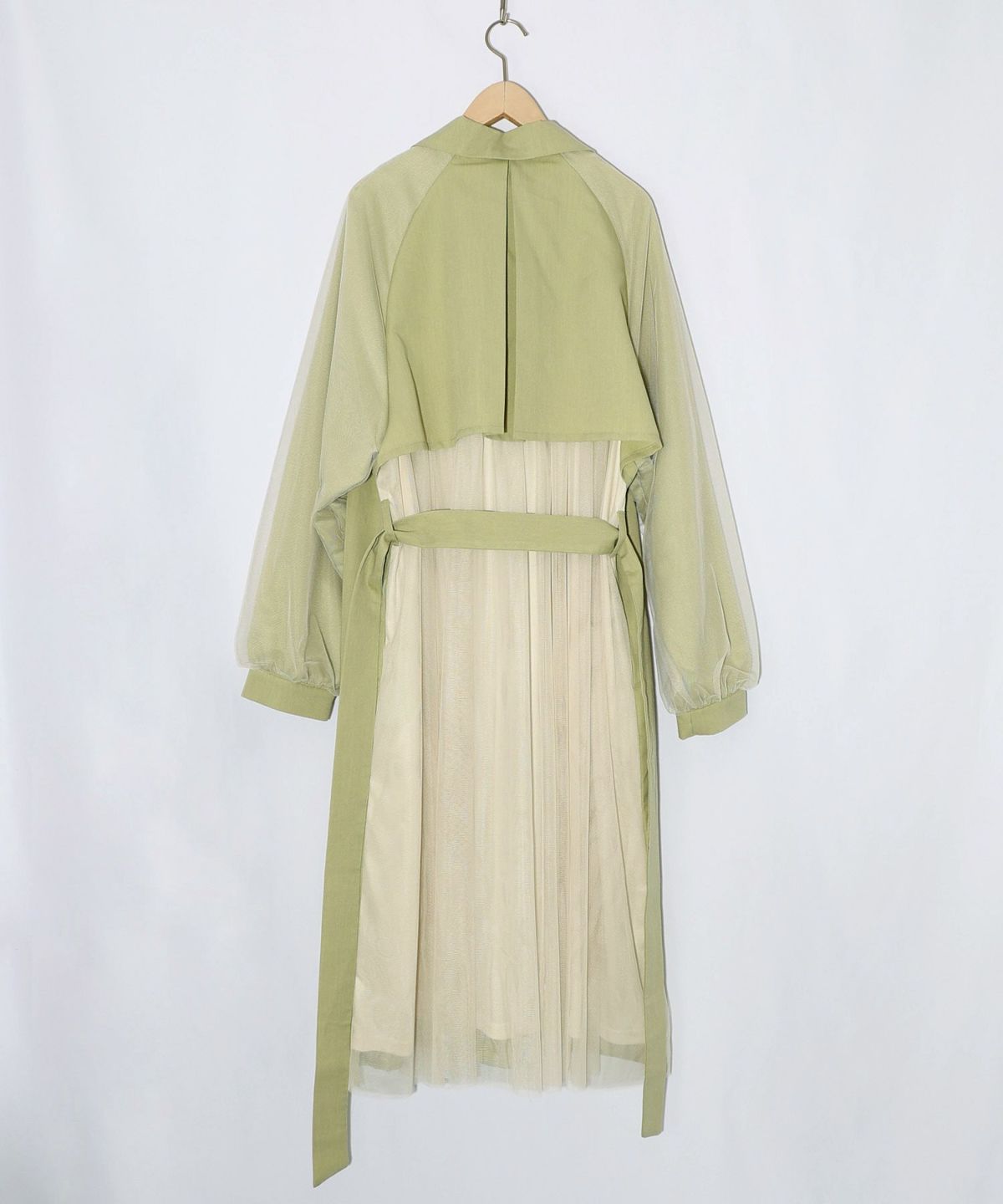 チュール重ね花刺繍ロングコート-25